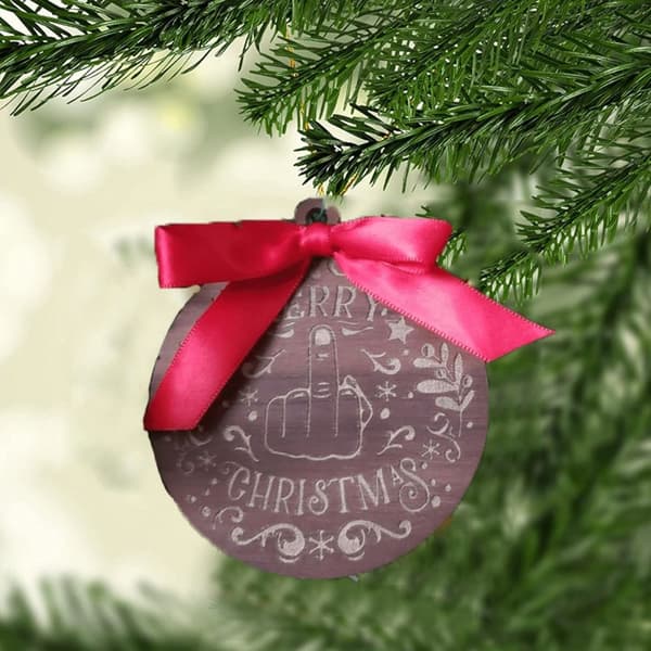 Julgranshänge långfingerdekorationshänge BRUNT brown