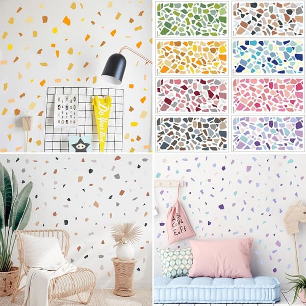Wall Sticker Tapet GRÅ GRÅ Gray