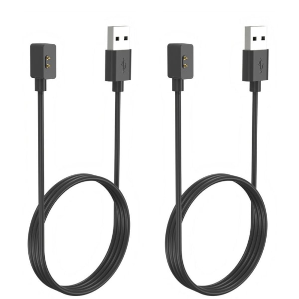 2 STK 60/100 cm Hurtigoplader USB Kabel Dock 2 STK 100 cm SORT 2pcs 100cm black