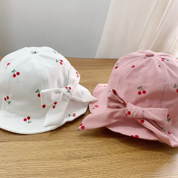 Børne Bucket Hat Solhætte HVID White