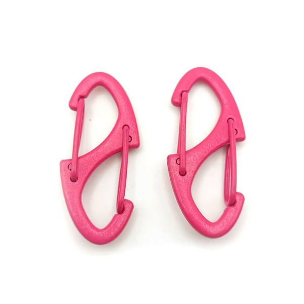 10 st Alloy Karbinhake Release Spänne ROSE RED ROSE RED