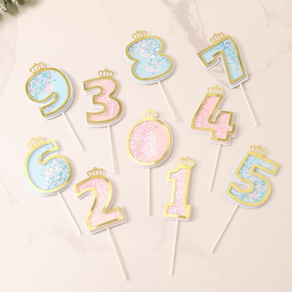 Cake Topper Hyvää syntymäpäivää 1 1 1