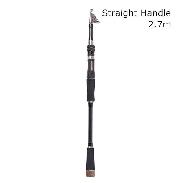 Teleskopisk fiskestang Stream Håndstang 2.7M RETT HÅNDTAK 2.7mstraight handle