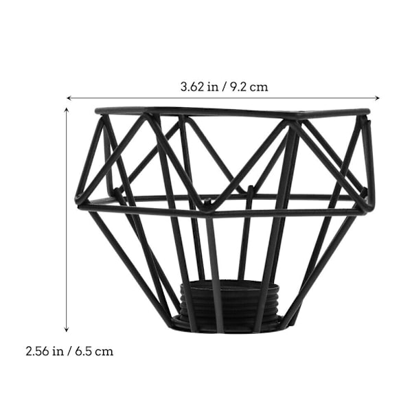 Lampeskærm Lampebur SORT Black
