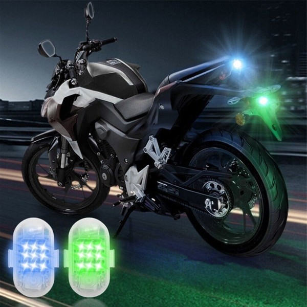 7 farger LED Strobelys Flylys FJERNKONTROLL FJERNKONTROLL Remote control