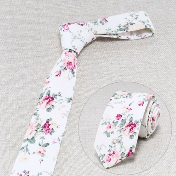 6 cm bomullsslips Cravat 2 2 2