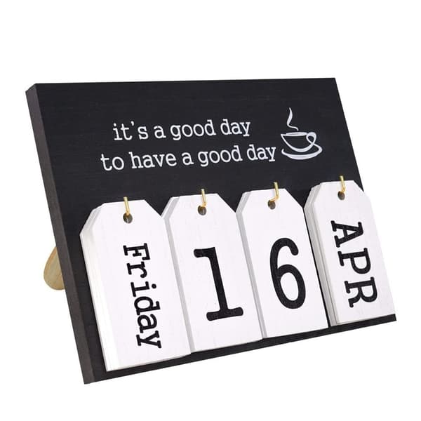 Vend trækalender Skrivebordskalender Skrivebordskalender