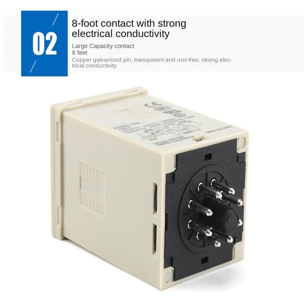 Tidsrelä Fördröjning Timer Relä Switch Super Time Relay Pointer