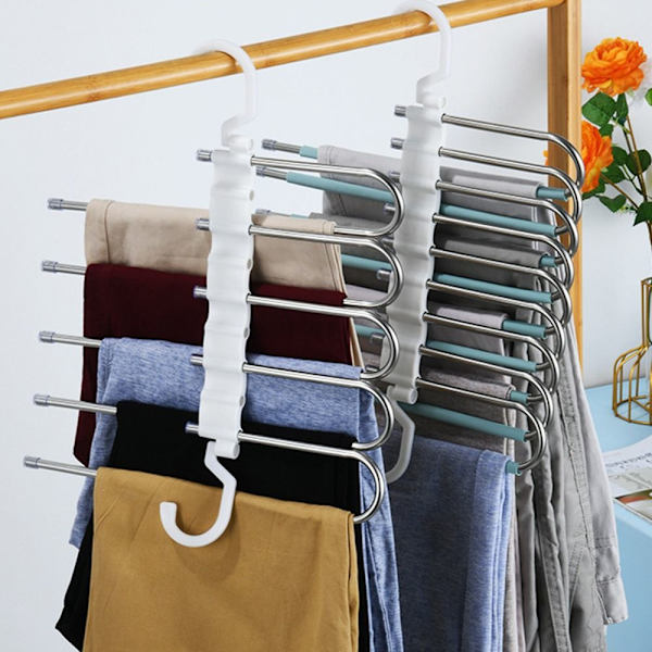 Pant Hanger Magic Trouser Hangers SORT 2 2 Black 2-2
