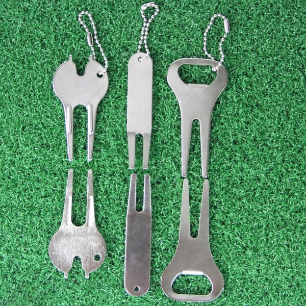 3 kpl / set Golf Divot Pitch Repairer Tool Golf Fork Prongs