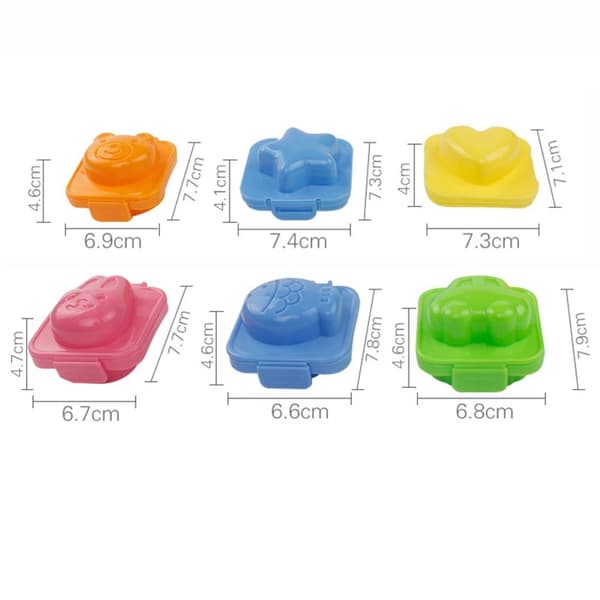 Kok Eggform Egg Sushi Risform Fisk Bil Hjerteform
