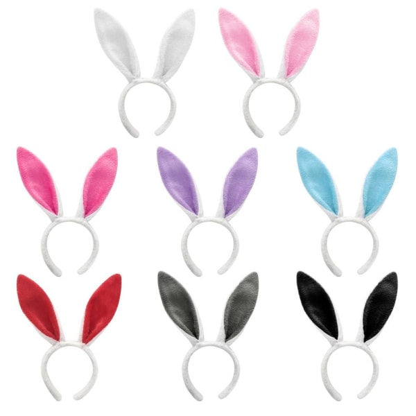 4 Stk Bunny Ears Pandebånd Hovedsmykker HVID White