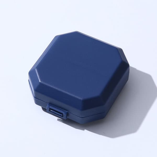 2 stk Pilleboksdispenser Medisinbokser BLÅ Blue