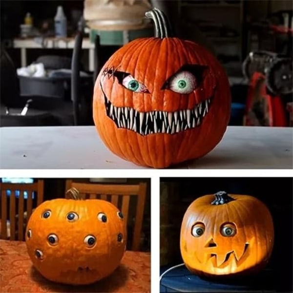 Halloween gresskar dekorasjoner Skummelt Halloween gresskar FANGED Fanged Pumpkin