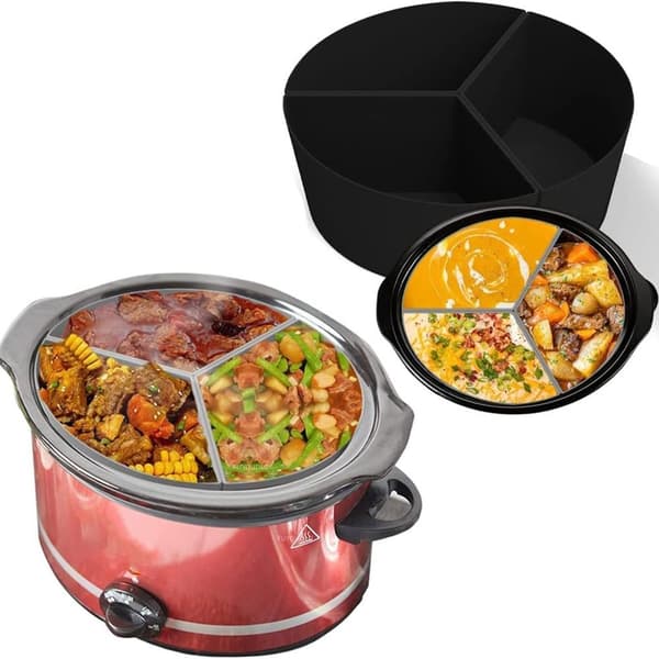 Slow Cooker Liners Slow Cooker Divider Liner GRÅ grey