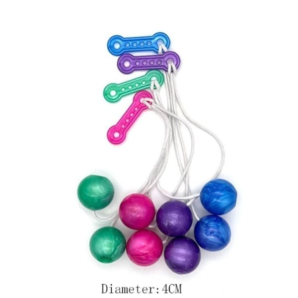 2/4 stk Clack Ball Click Clackers Legetøj 4CM(2stk) 4CM(2stk) 4CM(2PCS)