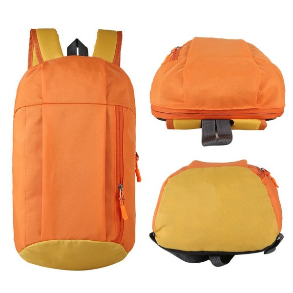 Utomhusryggsäck Lättvikts Fotvandring Promenader Sport Resväska orange