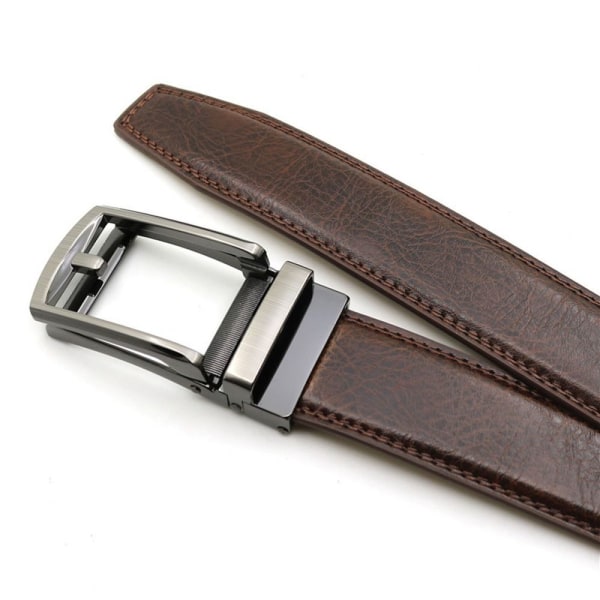 Miesten Click Belt Nahkavyöt COFFEE 120cm 120cm coffee 120cm-120cm