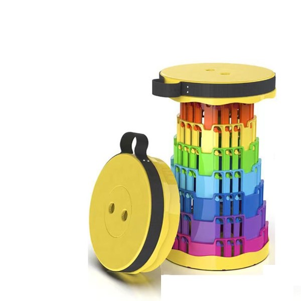 Fällstol Campingsits Fiskestol utomhus rainbow&yellow