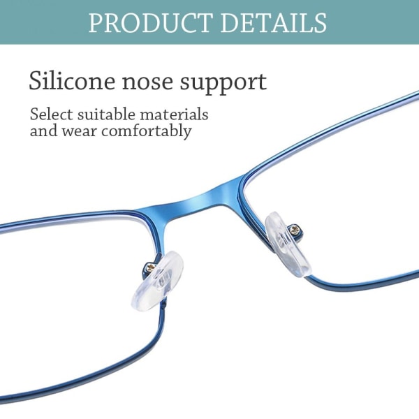 Anti-Blue Light Briller Myopia Briller SORT STYRKE -150 black Strength -150
