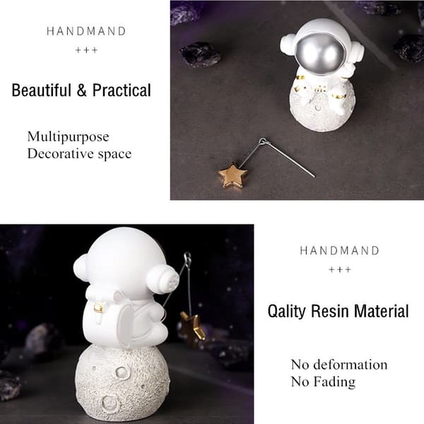 Astronaut Ornament Figuriner SILVER silver