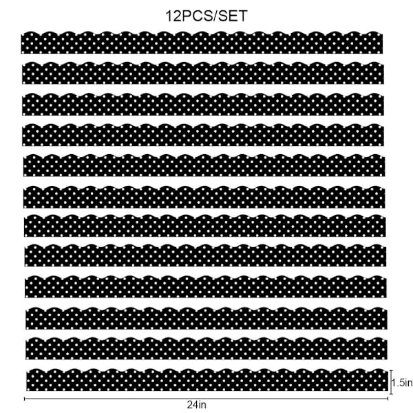 Magnetiske borders Whiteboard magnetstrimler 2 2 2