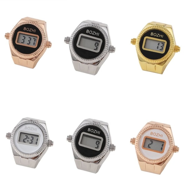 Digital Watch Ring Watch ROSE GOLD&BLACK Rose gold&black