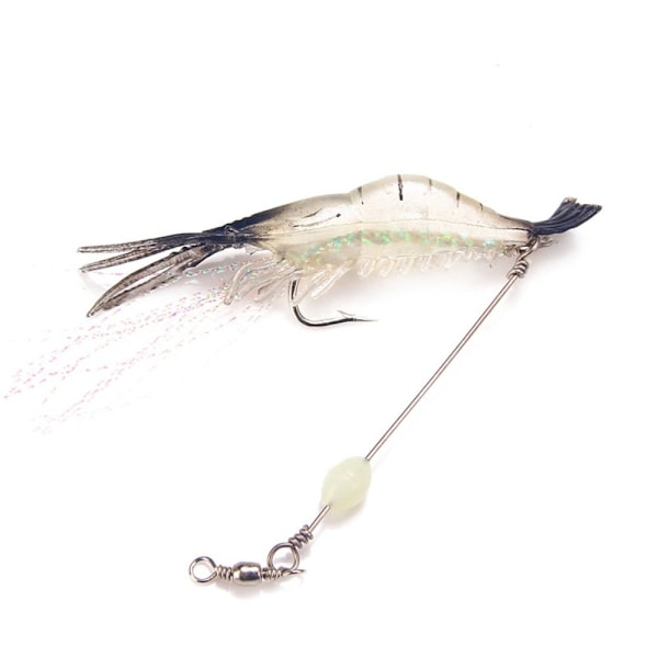 3 kpl Luminous Bead Shrimp Bait uppoamispehmeä viehe 2 2 2