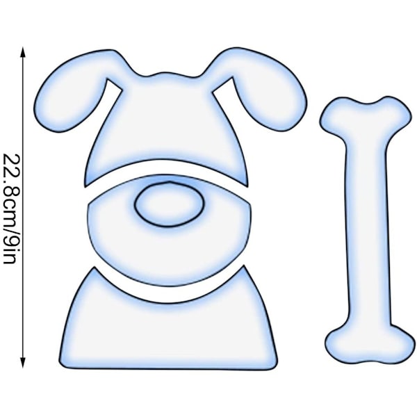 Loyalty Puppy Template Set Tikkausstensiilit M M