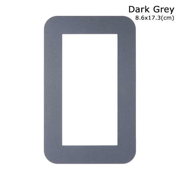Switch Skyddskåpa Cover Väggdekal MÖRKGRÅ 8,6X17,3CM dark grey 8.6x17.3cm