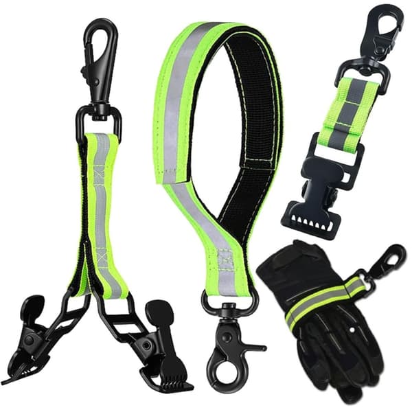 Firefighter Glove Strap Hansker Klemmer 2 2 2