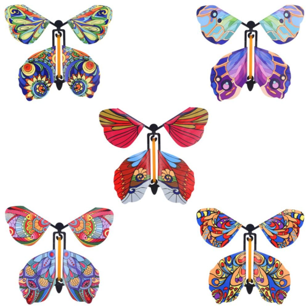 Magic Flying Butterfly Butterfly Flying Card Legetøj 3 3 3