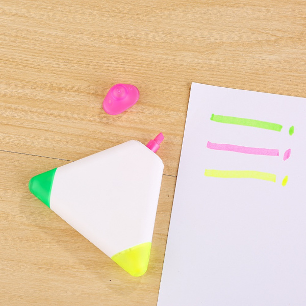 Skrivefarvepenne Highlighter 6 stk