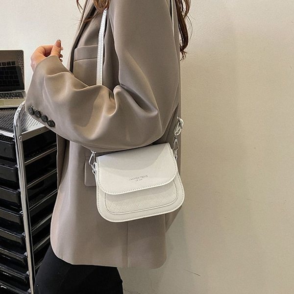 Messenger Skuldertaske Crossbody Tasker HVID white