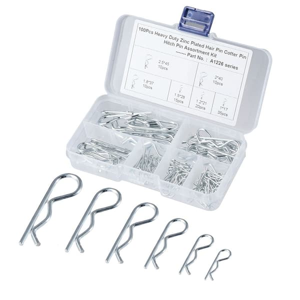 100 kpl Lukitussokka Set R-klipsit