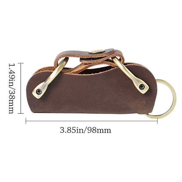 Auton avainlaukut avaimenperäpidike RUSKEA Brown