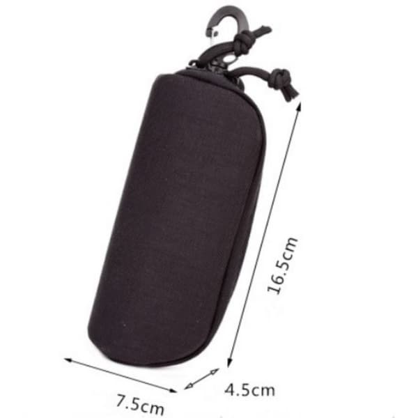 Silmälasikassi Silmälasipussi MUSTA black