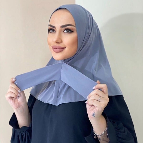 Pääkääre Shawl Muslim Bonnet SININEN Blue