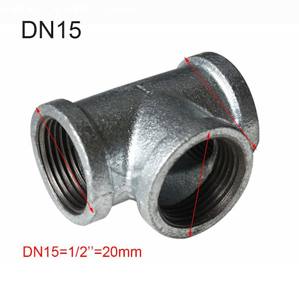 Rørfitting VVS-kobling DN15 DN15 DN15