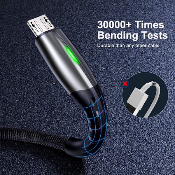 Datakabel Ladekabel SORT MICRO USB MICRO USB Black Micro USB-Micro USB
