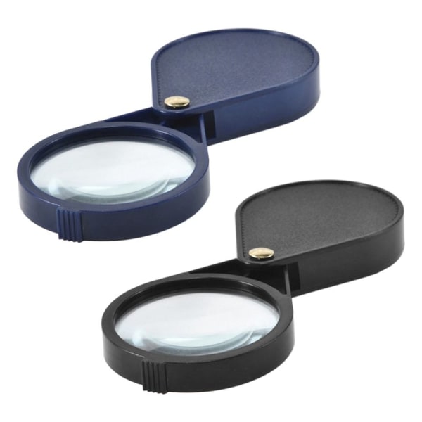 Sammenleggbar forstørrelsesglass smykker Lupp BLÅ Blue