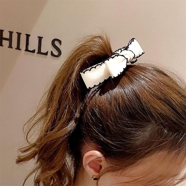Bow Banana Hair Clip Ponytail Claw Clip MUSTA Black