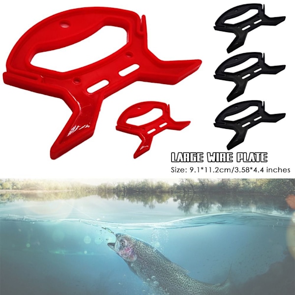 Fiskeviklebræt rucian Plade RED S Red S