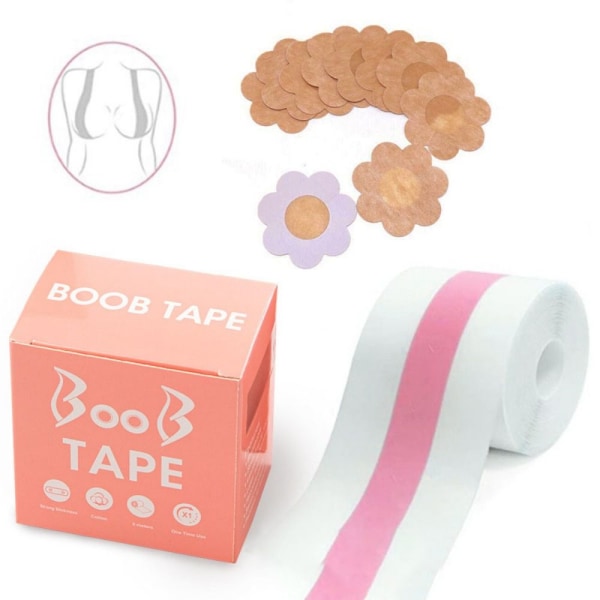 5M Breast Lift Tape BH-mærkatape PINK B B pink B-B