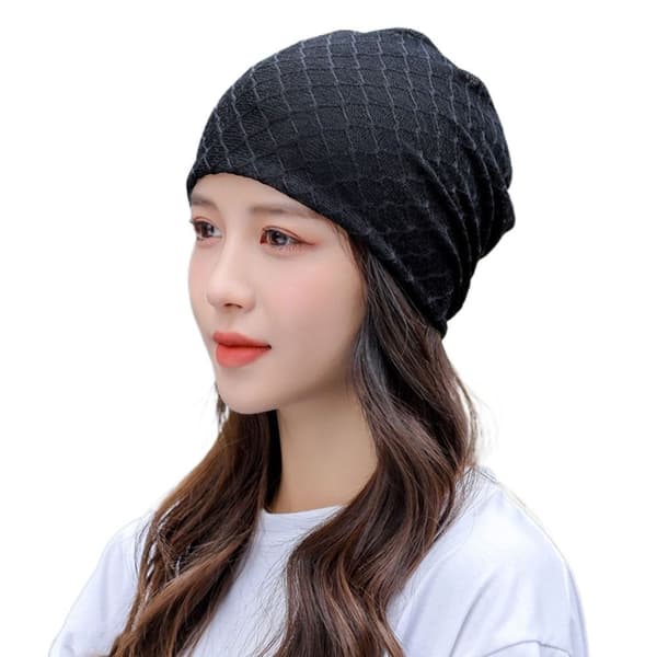 Beanies Hat Halstørklæde Skullies Cap SORT Black
