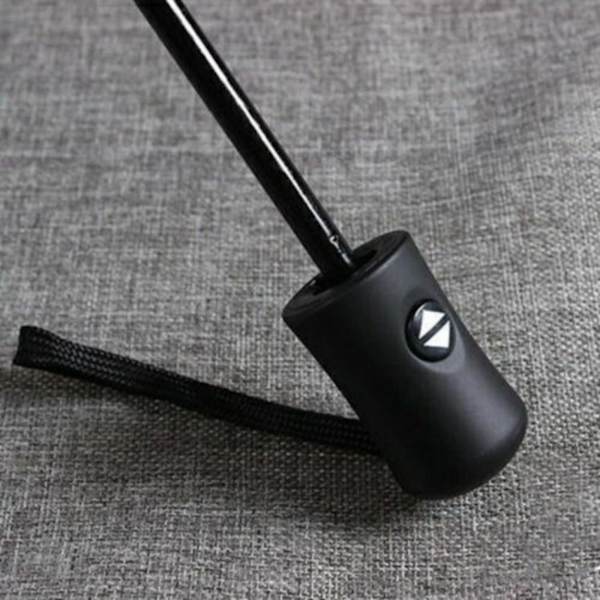 Automatisk Paraply Triple Folde Parasol SORT black