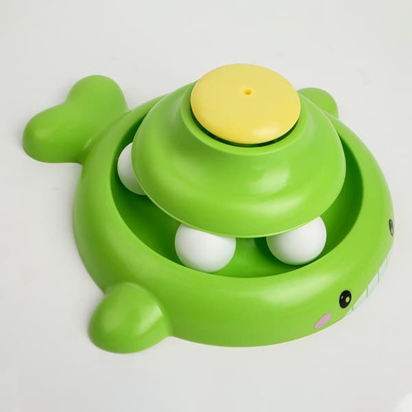 Kitten Interactive Roller Toy Avtakbar Tower Platespiller BLÅ Blue