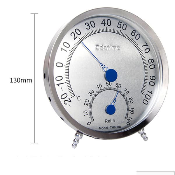 Analogt Hygrometer Indendørs Termometer UDEN BESLAG UDEN Without bracket