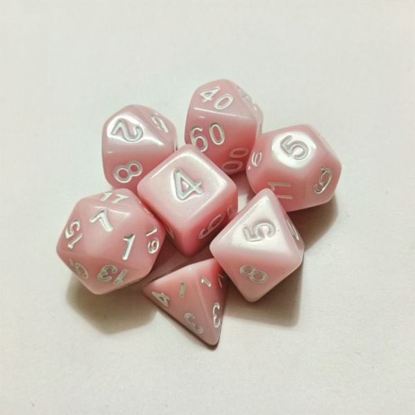 7 kpl / set DND Dice Polyhedral Dice STYLE 8 STYLE 8 Style 8