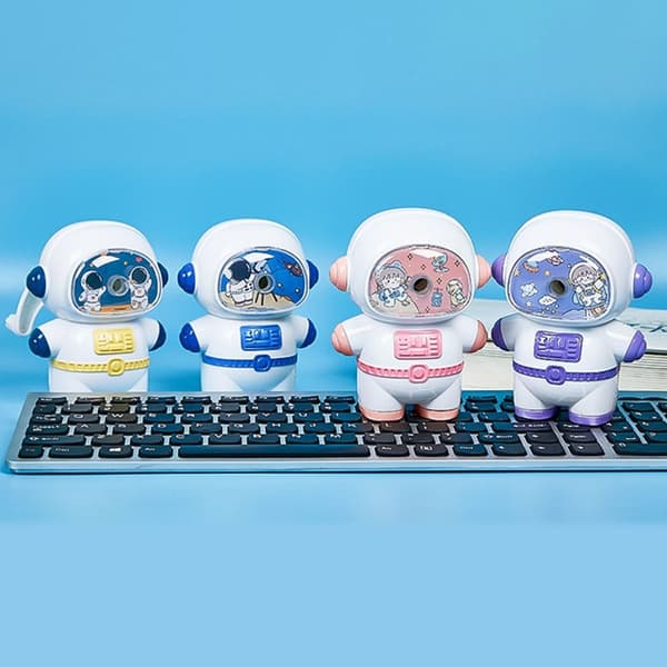 Astronaut blyantspidser Automatisk blyantspidser GRÅ Grey